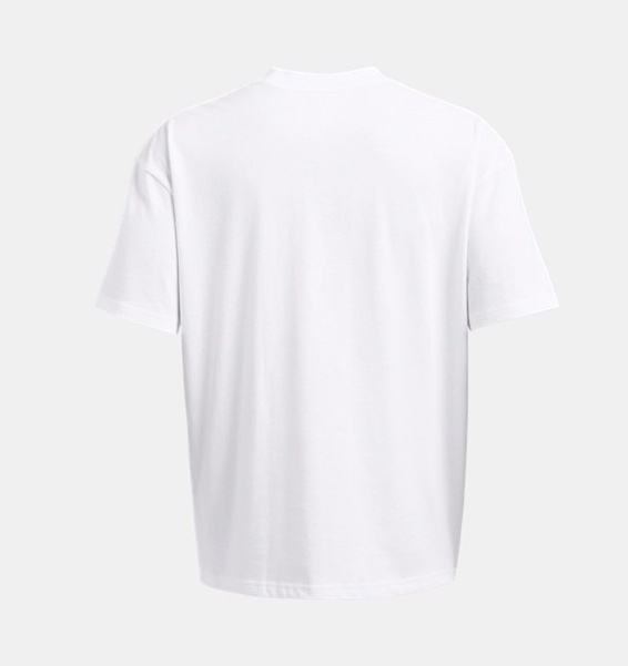 Beyaz Erkek UA PTH Pack Heavyweight Oversized Kısa Kollu T-shirt