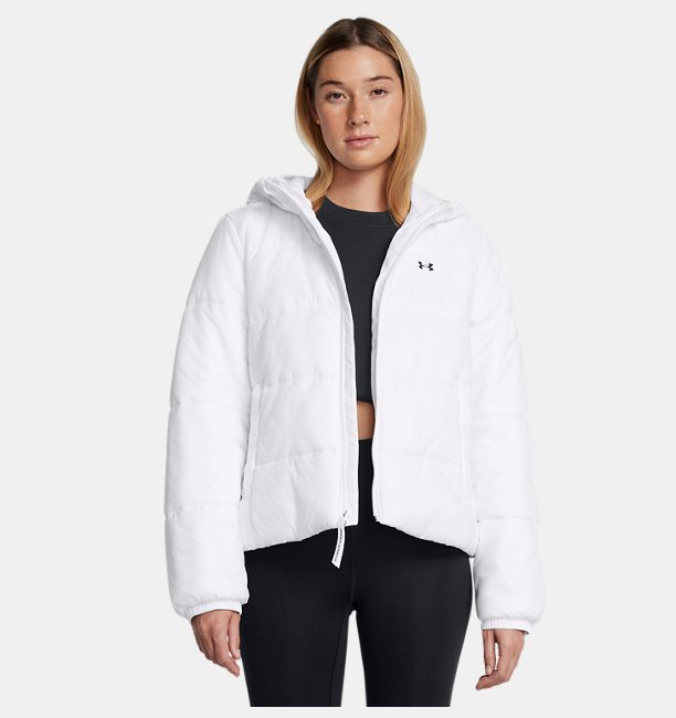 Kadın UA Leightweight Yalıtımlı Mont Beyaz