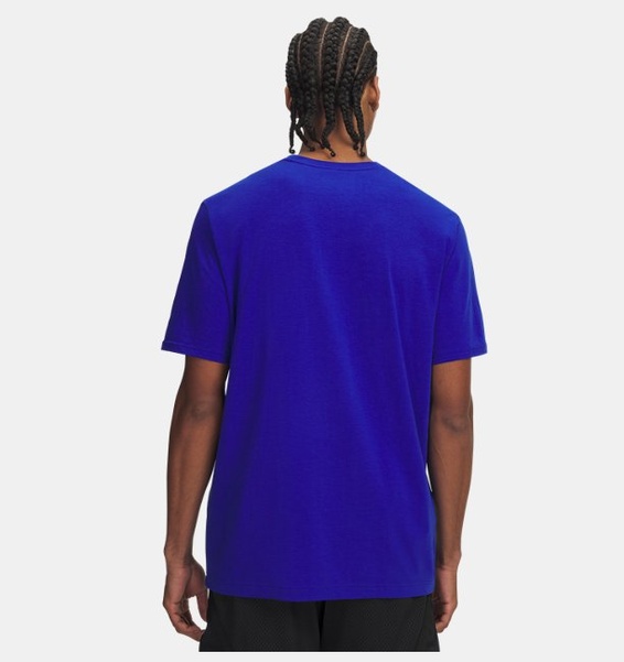 Lacivert Erkek UA Curry Logo Trend T-shirt