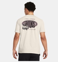 Erkek UA Grounds Bisiklet Yaka Heavyweight Kısa Kollu T-shirt