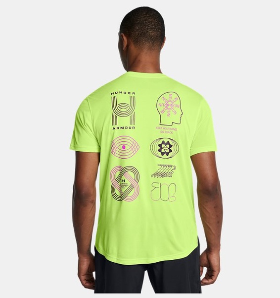 Yeşil Erkek UA Run Anywhere T-shirt