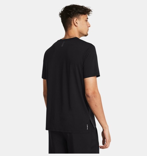 Siyah Erkek UA Launch Elite Graphic Kısa Kollu T-shirt