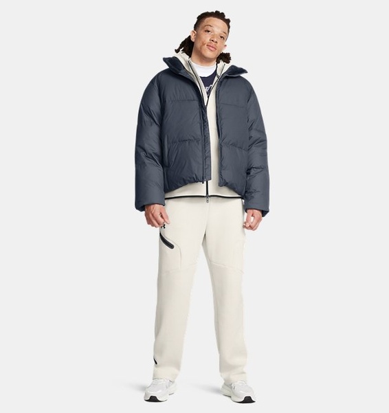 Gri Erkek UA Limitless Down Puffer Mont