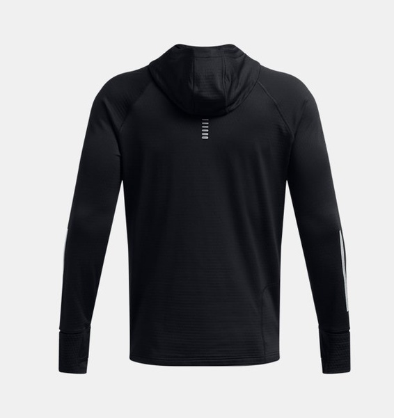 Siyah Erkek UA Launch Elite CW Kapüşonlu Uzun Kollu T-shirt