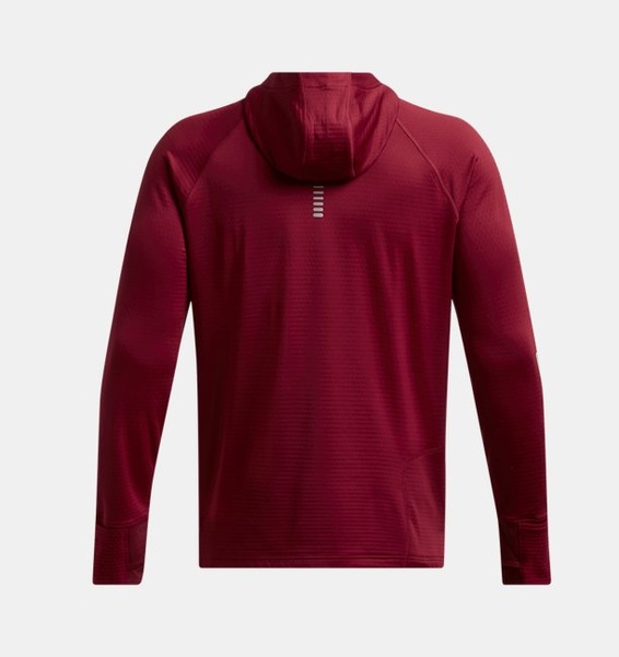 Bordo Erkek UA Launch Elite CW Kapüşonlu Uzun Kollu T-shirt