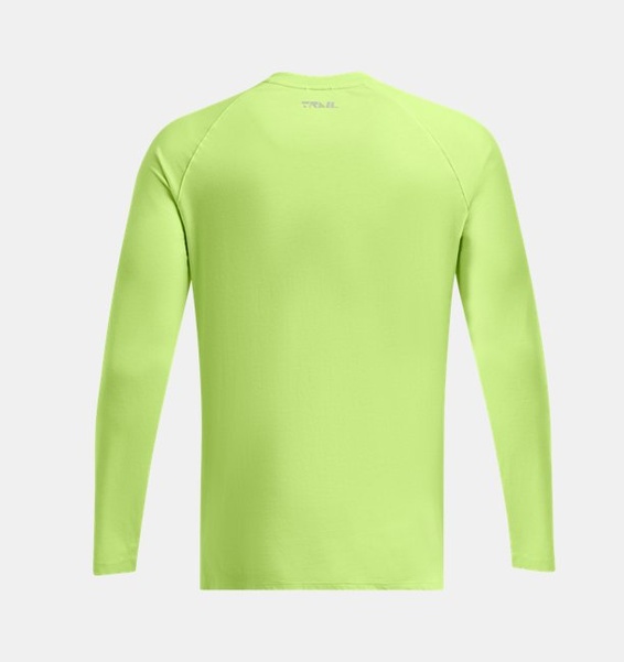 Yeşil Erkek UA Trail Run Graptic Uzun Kollu T-shirt