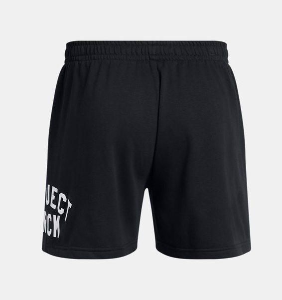 Siyah Erkek UA Project Rock Terry Fleece BOH Şort