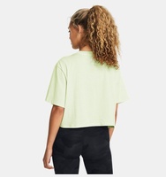 Kadın UA Boxy Crop Logo Kısa Kollu T-shirt