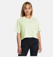 Kadın UA Boxy Crop Logo Kısa Kollu T-shirt