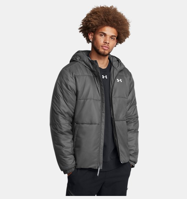 Erkek UA Lightweight Yalıtımlı Mont Gri