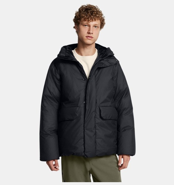 Siyah Erkek UA Limitless Down SS Mont