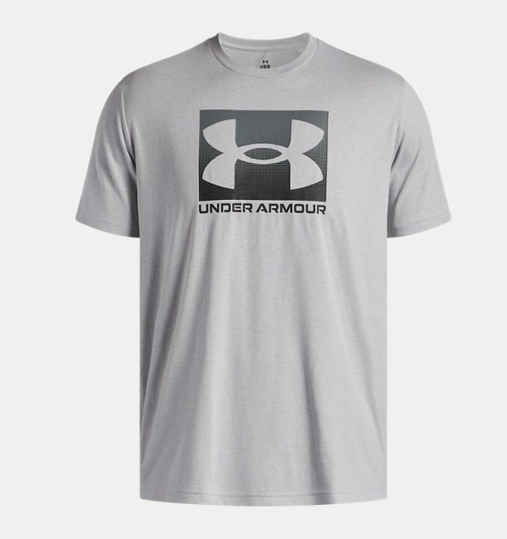 Gri Erkek UA Boxed Sports Updated Kısa Kollu T-shirt