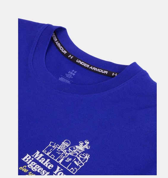Lacivert Erkek UA Heavyweight Moving Day Illus T-shirt