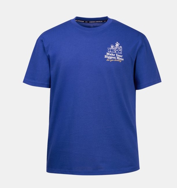 Lacivert Erkek UA Heavyweight Moving Day Illus T-shirt