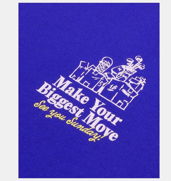Lacivert Erkek UA Heavyweight Moving Day Illus T-shirt