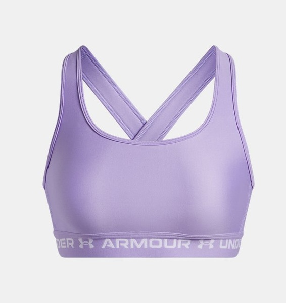 Mor Kadın UA Crossback Mid Spor Sütyeni