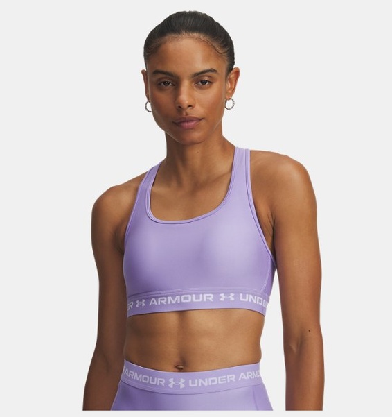 Mor Kadın UA Crossback Mid Spor Sütyeni