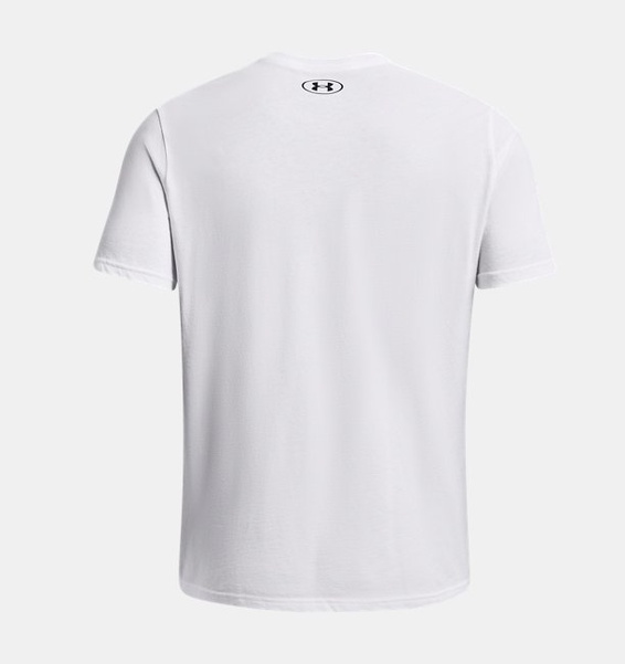 Beyaz Erkek UA Camo Chest Stripe Kısa Kollu T-shirt