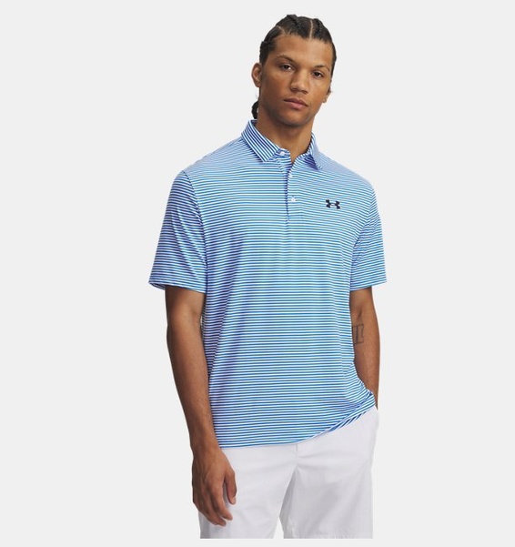Mavi Erkek UA Playoff 3.0 Stripe Polo