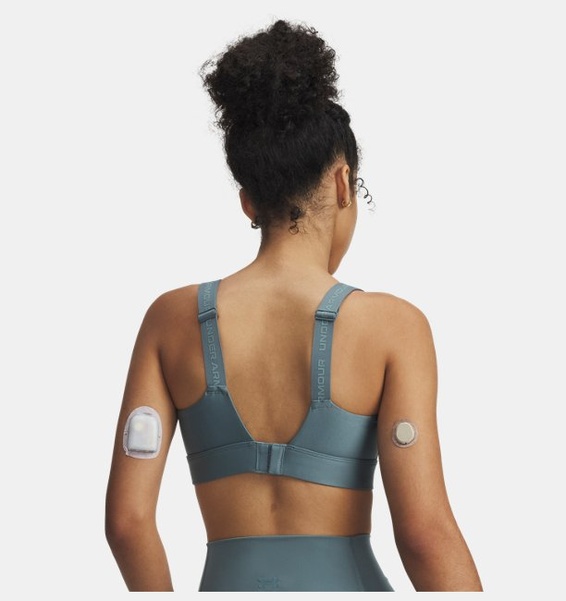 Mavi Kadın UA Infinity High 2.0 Spor Sütyeni