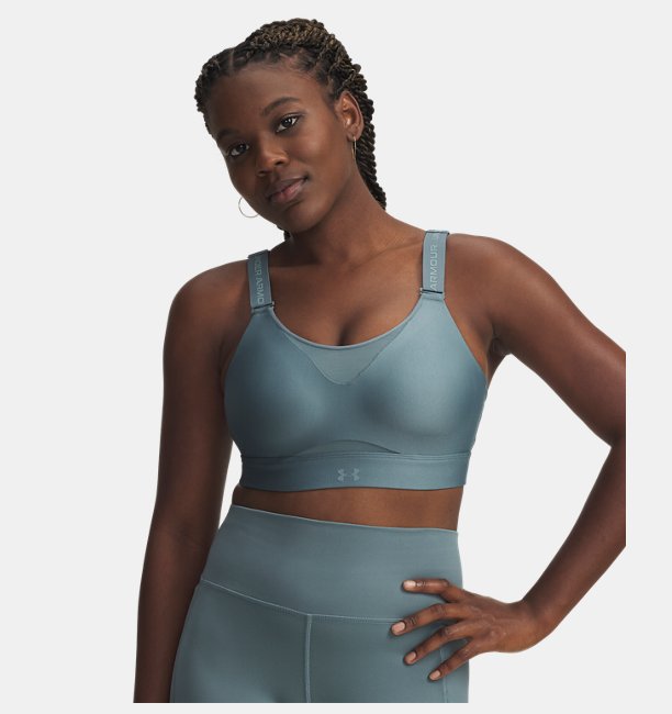 Kadın UA Infinity High 2.0 Spor Sütyeni Mavi