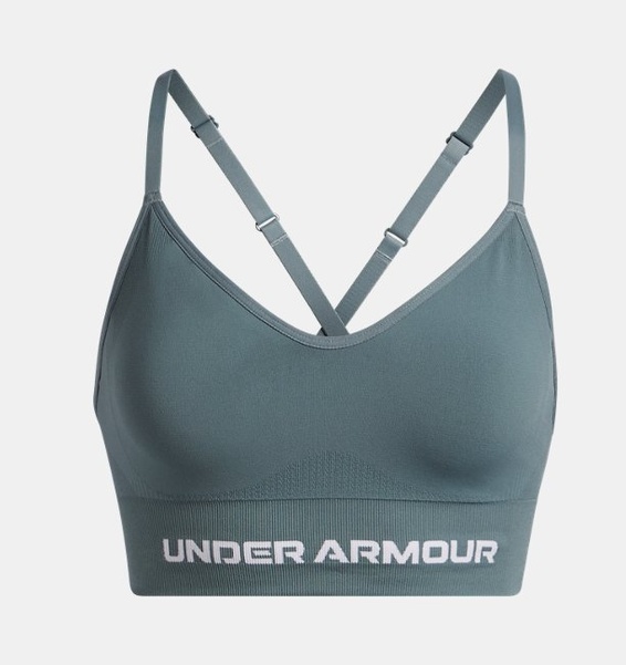 Mavi Kadın UA Vanish Dikişsiz Low Spor Sütyeni