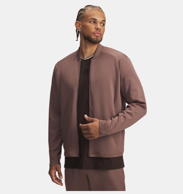 Erkek UA Curry Travel Ceket Kahverengi