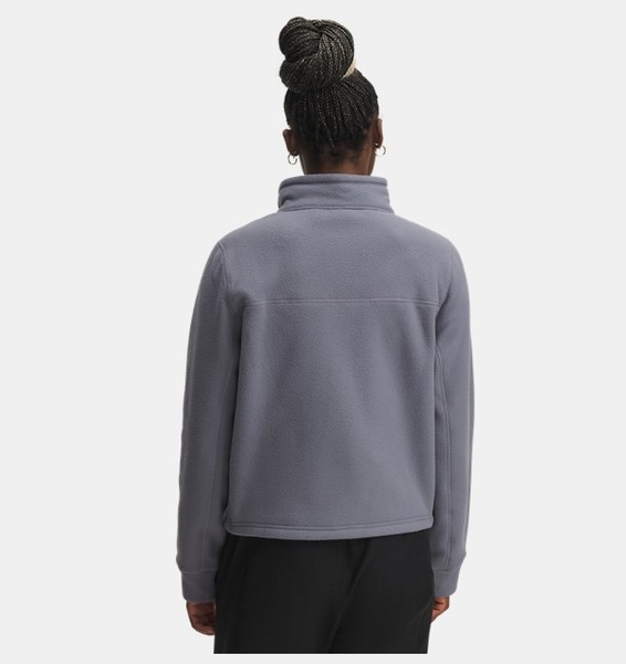 Gri Kadın UA Expanse Fleece Tam Fermuarlı Sweatshirt