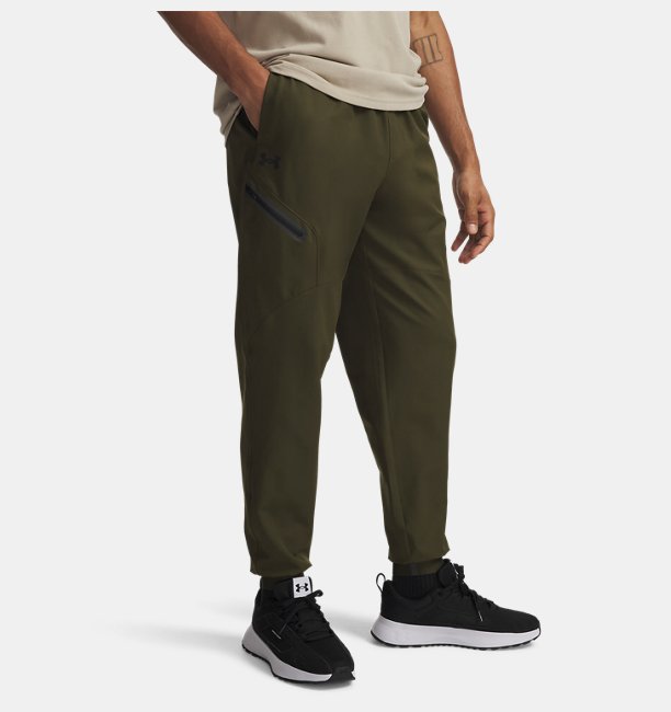 Erkek UA Unstoppable Woven Jogger Eşofman Altı Yeşil