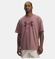 Erkek UA Heavyweight Oversized Branded Kısa Kollu T-shirt