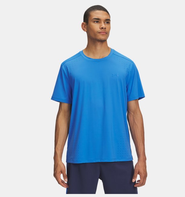Erkek UA Launch Elite T-shirt Mavi