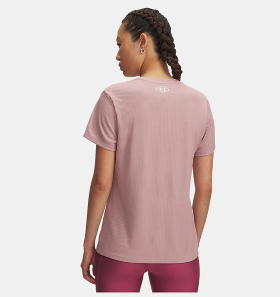 Pembe Kadın UA Tech Rib T-shirt