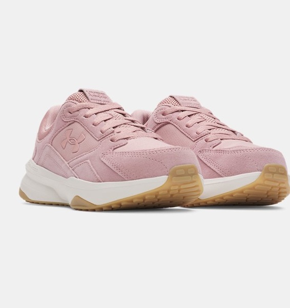Pembe Kadın UA Edge Suede Günlük Ayakkabı