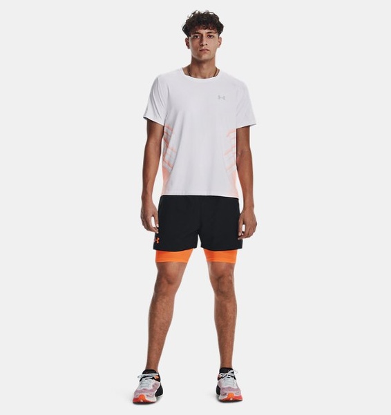 Beyaz Erkek UA Launch Elite Graphic Kısa Kollu T-shirt