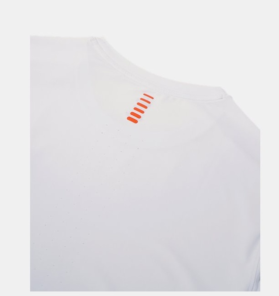 Beyaz Erkek UA Launch Elite Graphic Kısa Kollu T-shirt