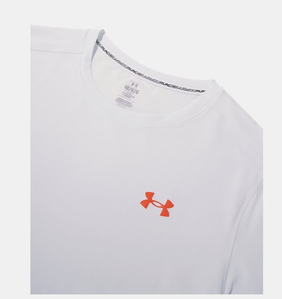 Beyaz Erkek UA Launch Elite Graphic Kısa Kollu T-shirt