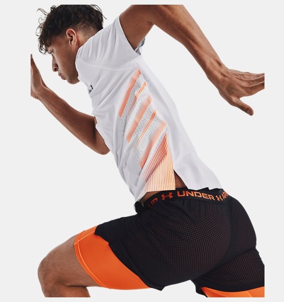 Beyaz Erkek UA Launch Elite Graphic Kısa Kollu T-shirt