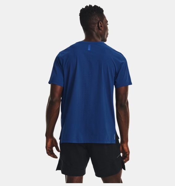 Mavi Erkek UA Launch Elite Graphic Kısa Kollu T-shirt