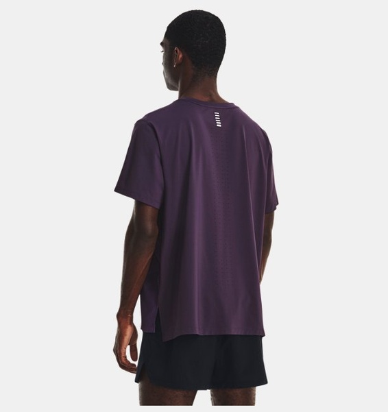 Mor Erkek UA Launch Elite Graphic Kısa Kollu T-shirt