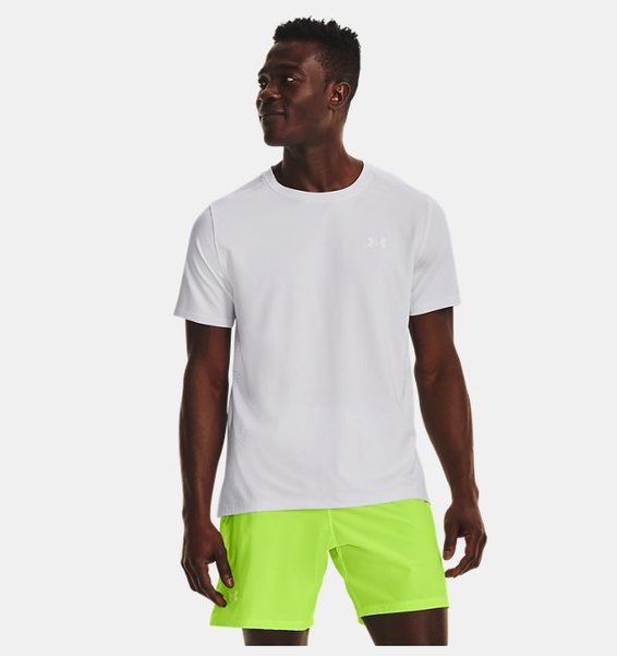 Beyaz Erkek UA Launch Elite Graphic Kısa Kollu T-shirt