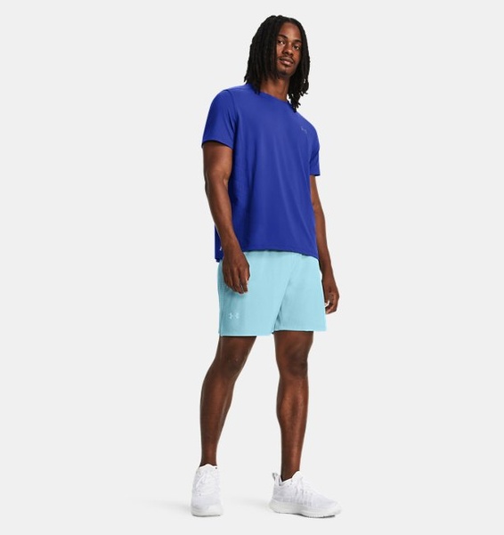 Mavi Erkek UA Launch Elite Graphic Kısa Kollu T-shirt