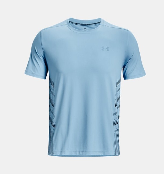 Mavi Erkek UA Launch Elite Graphic Kısa Kollu T-shirt