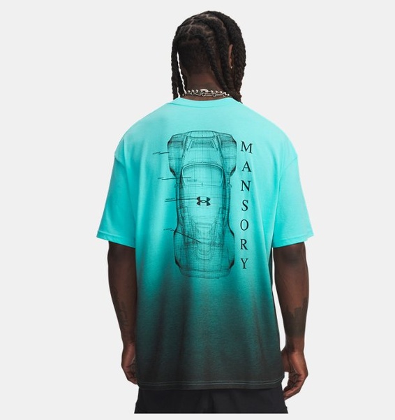 Mavi Erkek UA X Mansory Fade Kısa Kollu T-Shirt