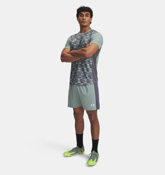 Yeşil Erkek UA Challenger Örme Şort