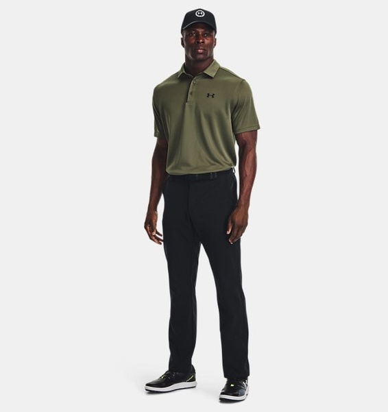 Yeşil Erkek UA Tech Polo T-shirt