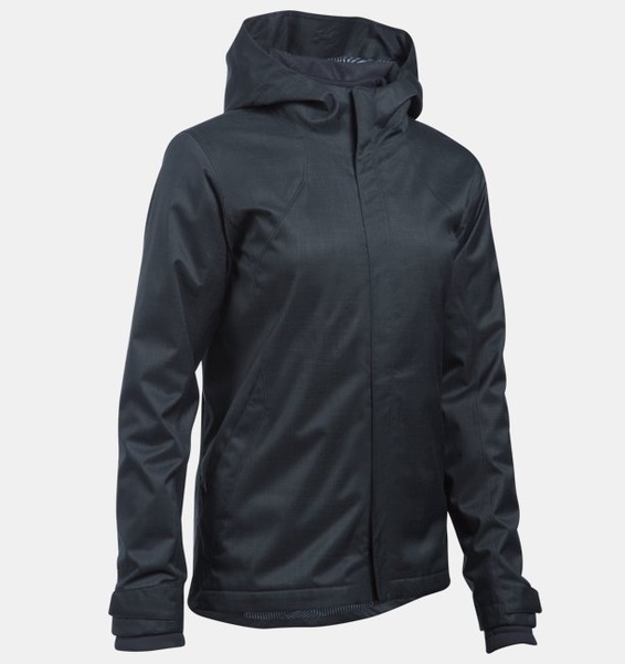 Siyah Kadın UA ColdGear Sienna 2in1 Mont