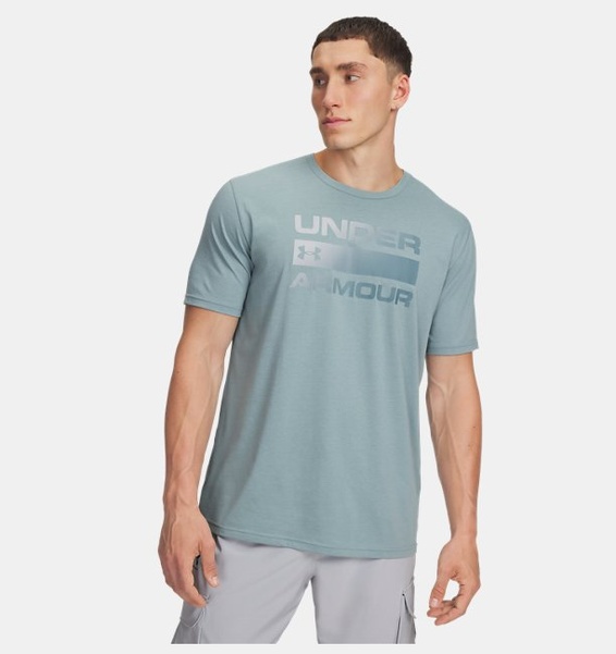 Yeşil Erkek UA Team Issue Wordmark Kısa Kollu T-shirt