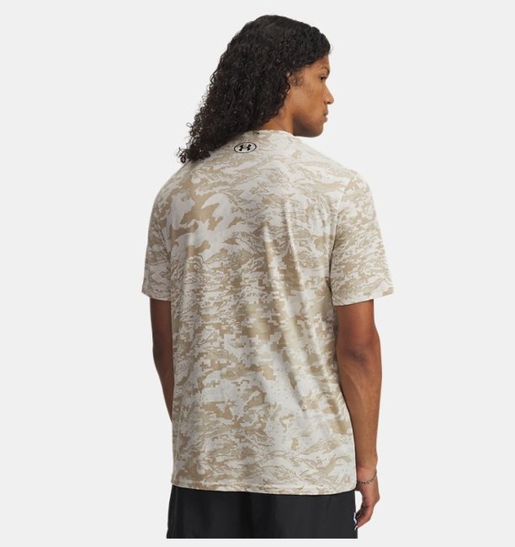 Kahverengi Erkek UA ABC Camo Kısa Kollu T-shirt