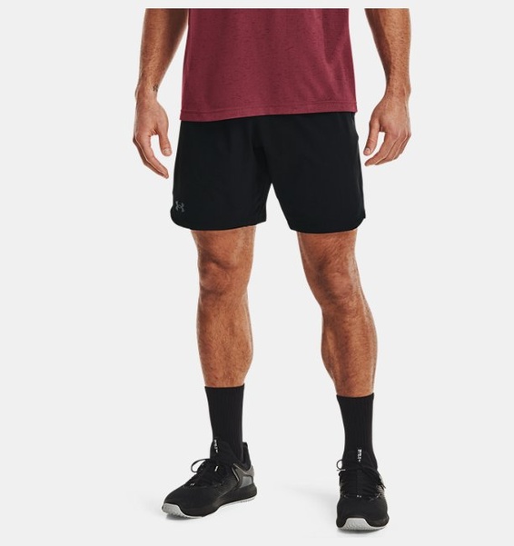 Siyah Erkek UA Elevated Woven 2.0 Şort