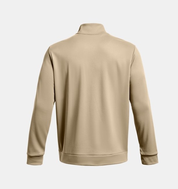 Kahverengi Erkek UA Armour Fleece 1/4 Fermuarlı Sweatshirt
